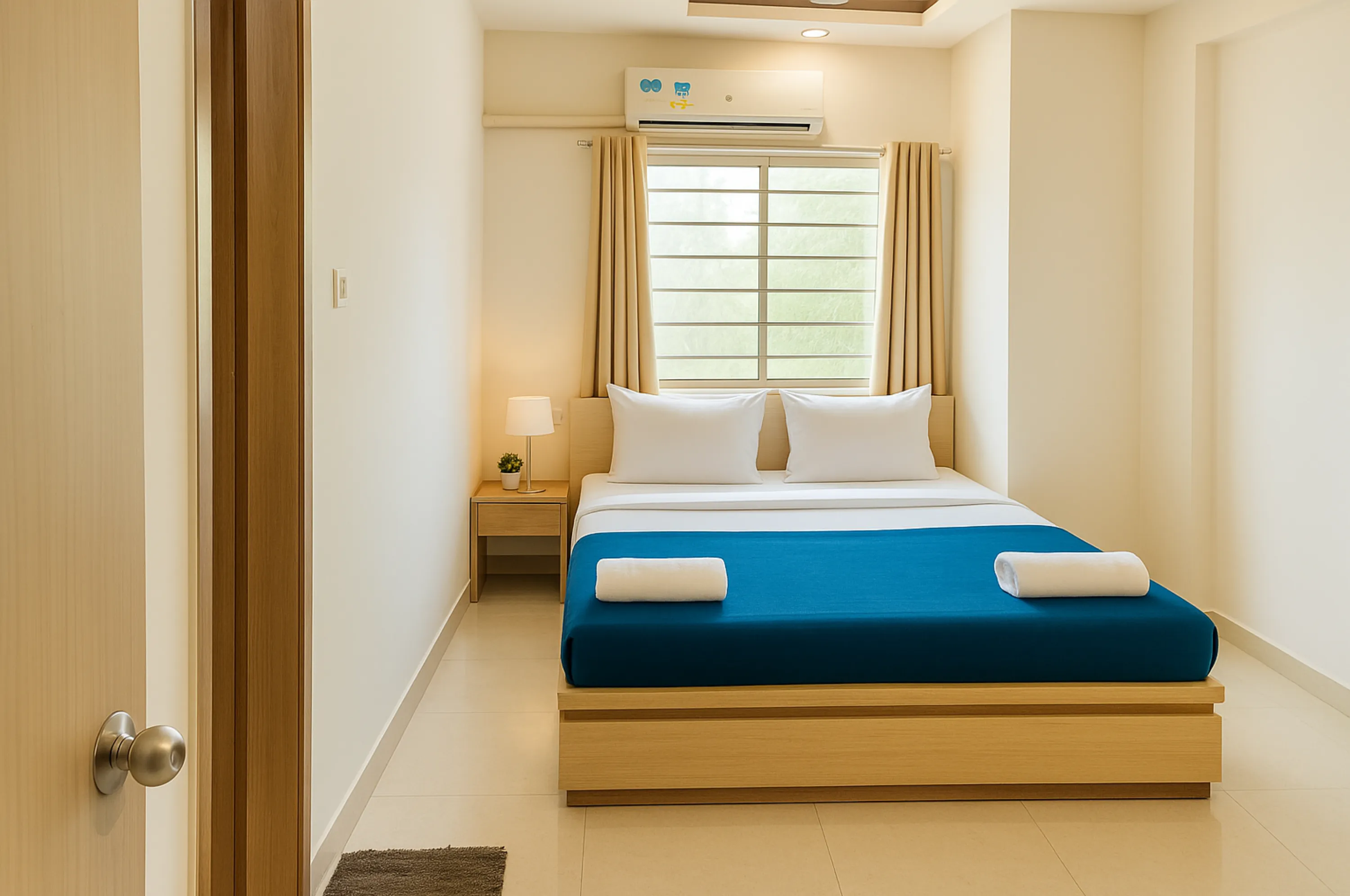 Cozy AC Double Room near Somnath Temple at Hotel Shiv Sadan
