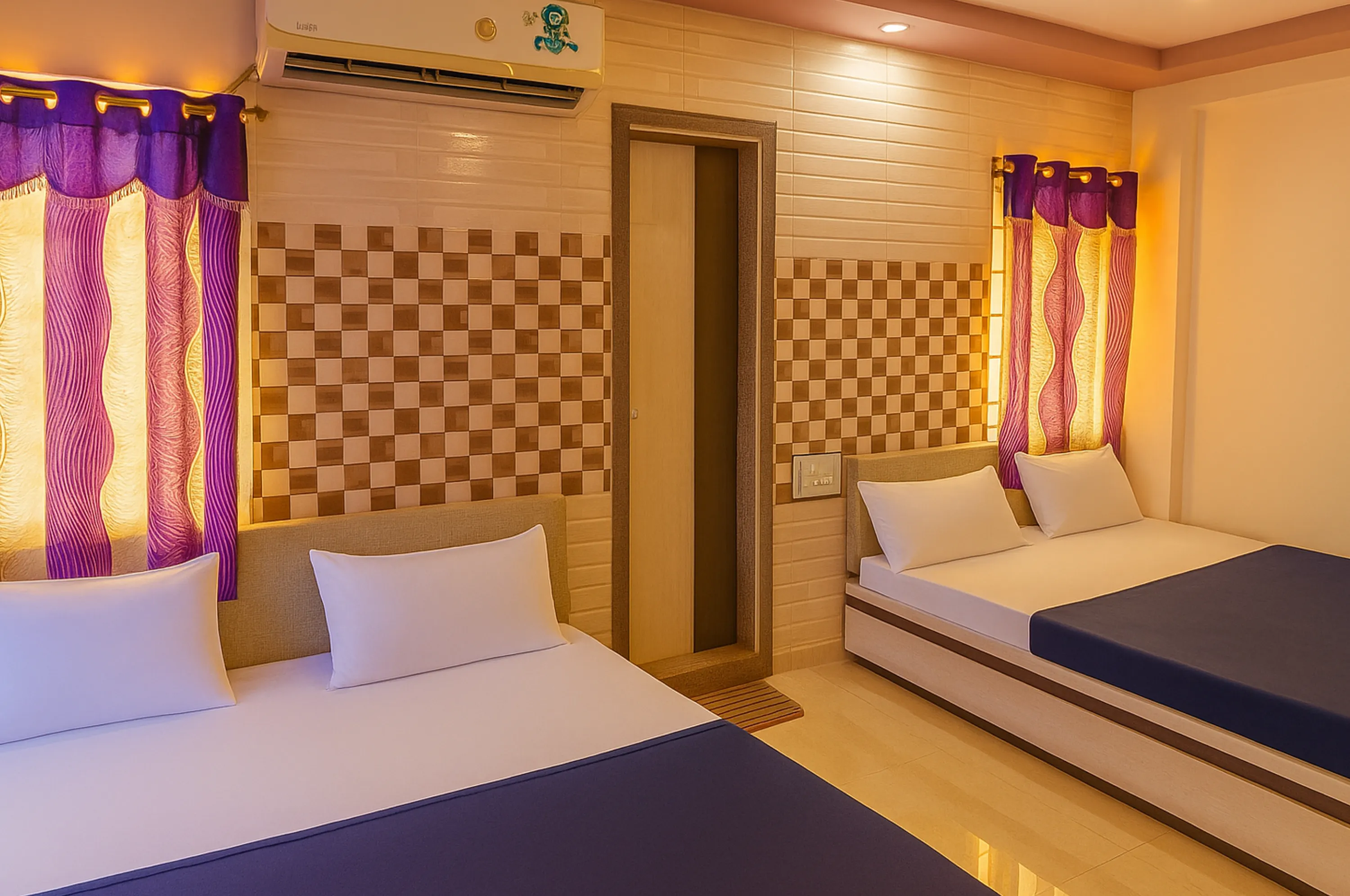 Budget Family Room Near Somnath Temple at Hotel Shiv Sadan