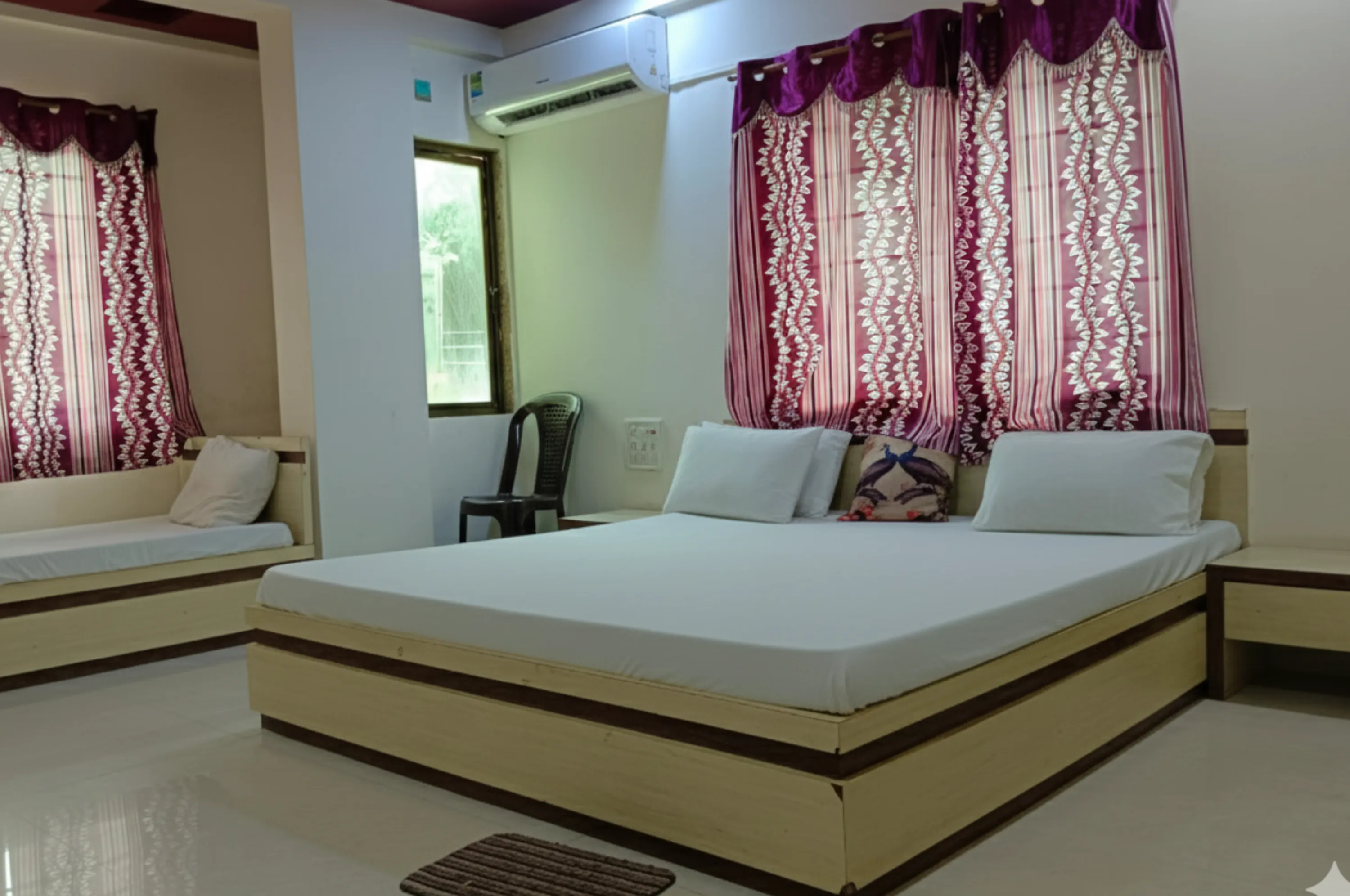 Family Triple Sharing Room at Hotel Shivsadan Somnath