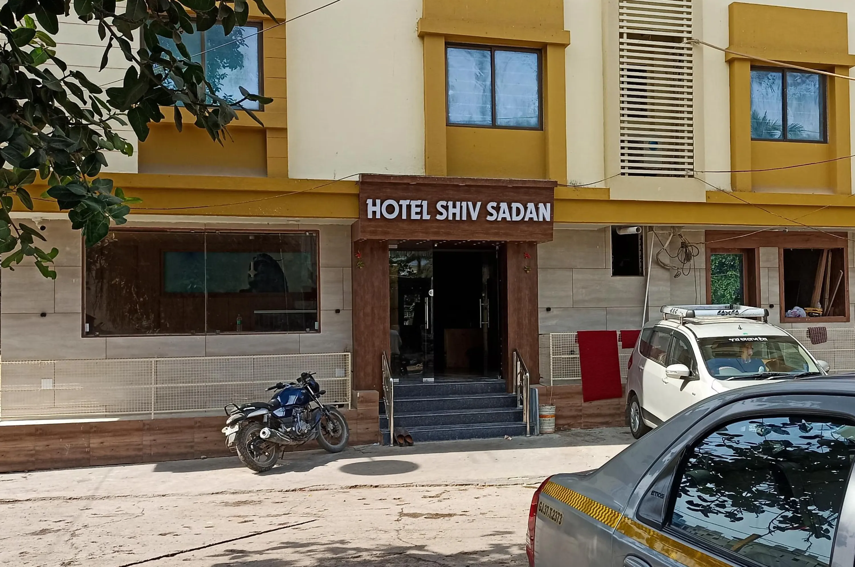 Hotel Shiv Sadan exterior view near Somnath Temple Gujarat